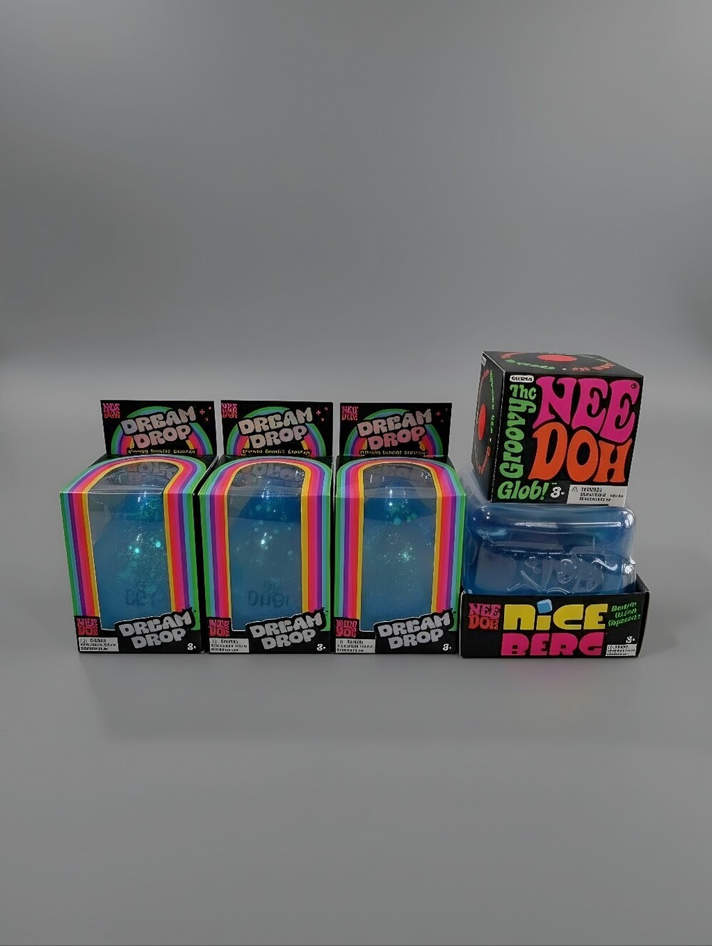 NeeDoh Bundle Dream Drop Groovy Glob Nice Berg